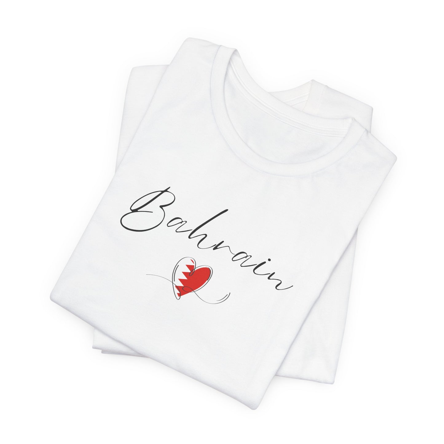 Bahrain Flag Unisex Jersey Short Sleeve Tee