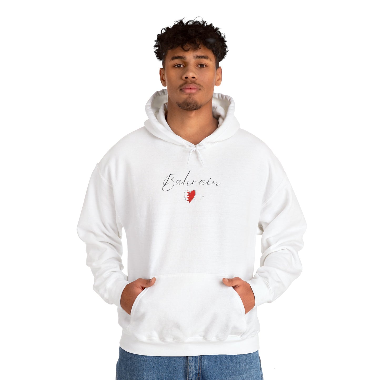 Bahrain Flag Unisex Heavy Blend™ Hooded Sweatshirt