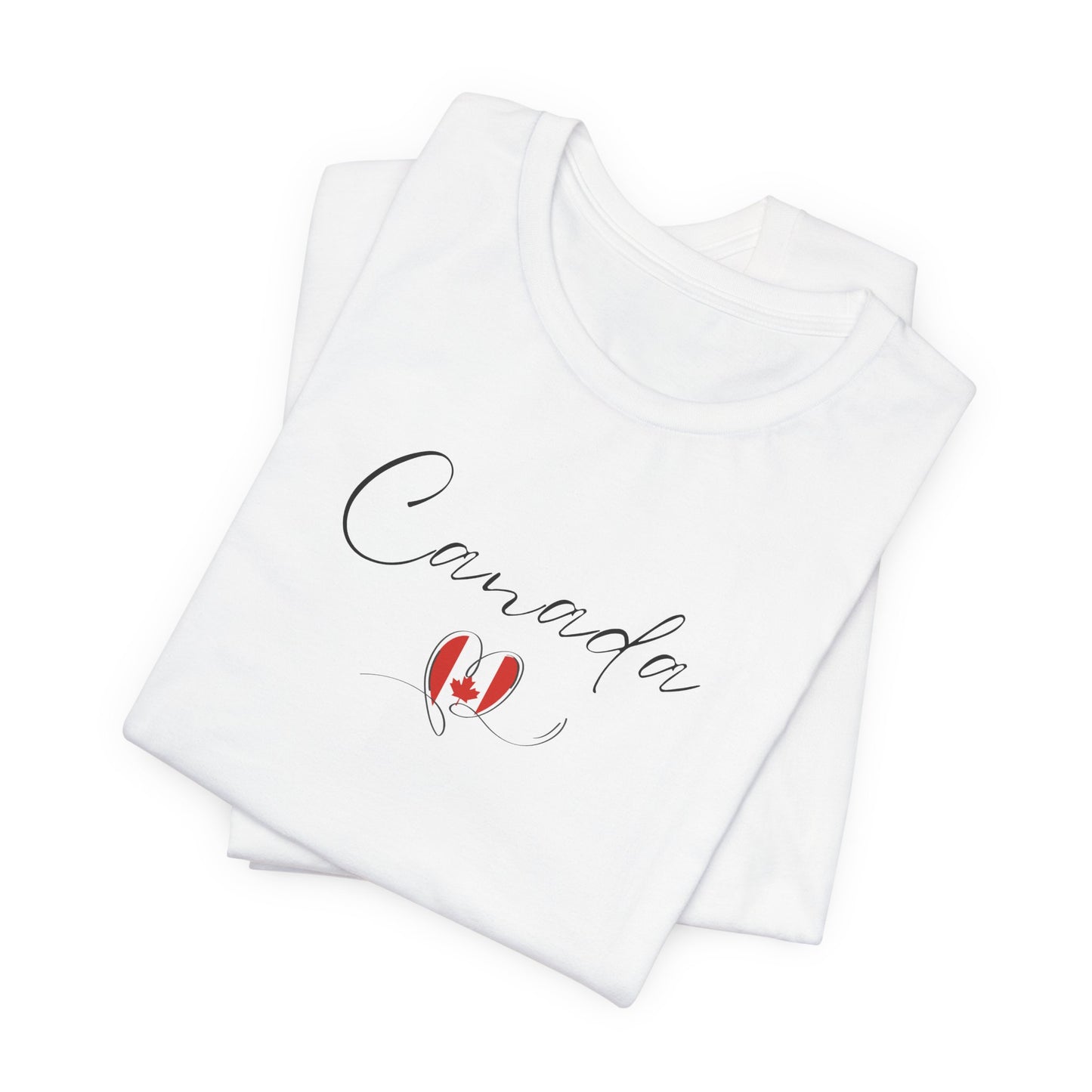 Canada Flag Unisex Jersey Short Sleeve Tee