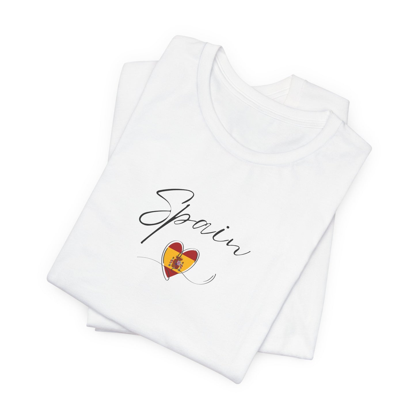 Spain Flag Unisex Jersey Short Sleeve Tee