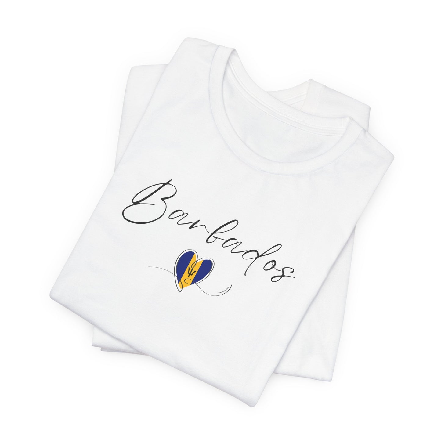 Barbados Flag Unisex Jersey Short Sleeve Tee