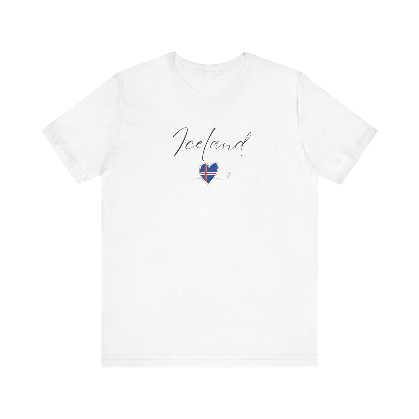 Iceland Flag Unisex Jersey Short Sleeve Tee