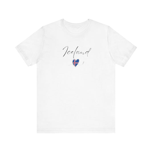 Iceland Flag Unisex Jersey Short Sleeve Tee