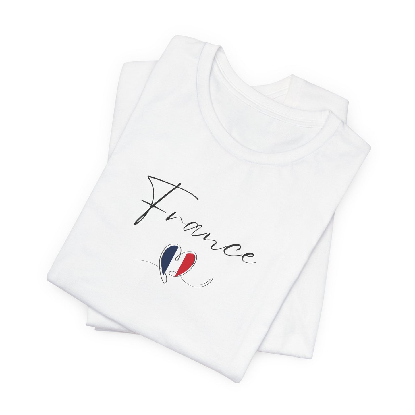 France Flag Unisex Jersey Short Sleeve Tee
