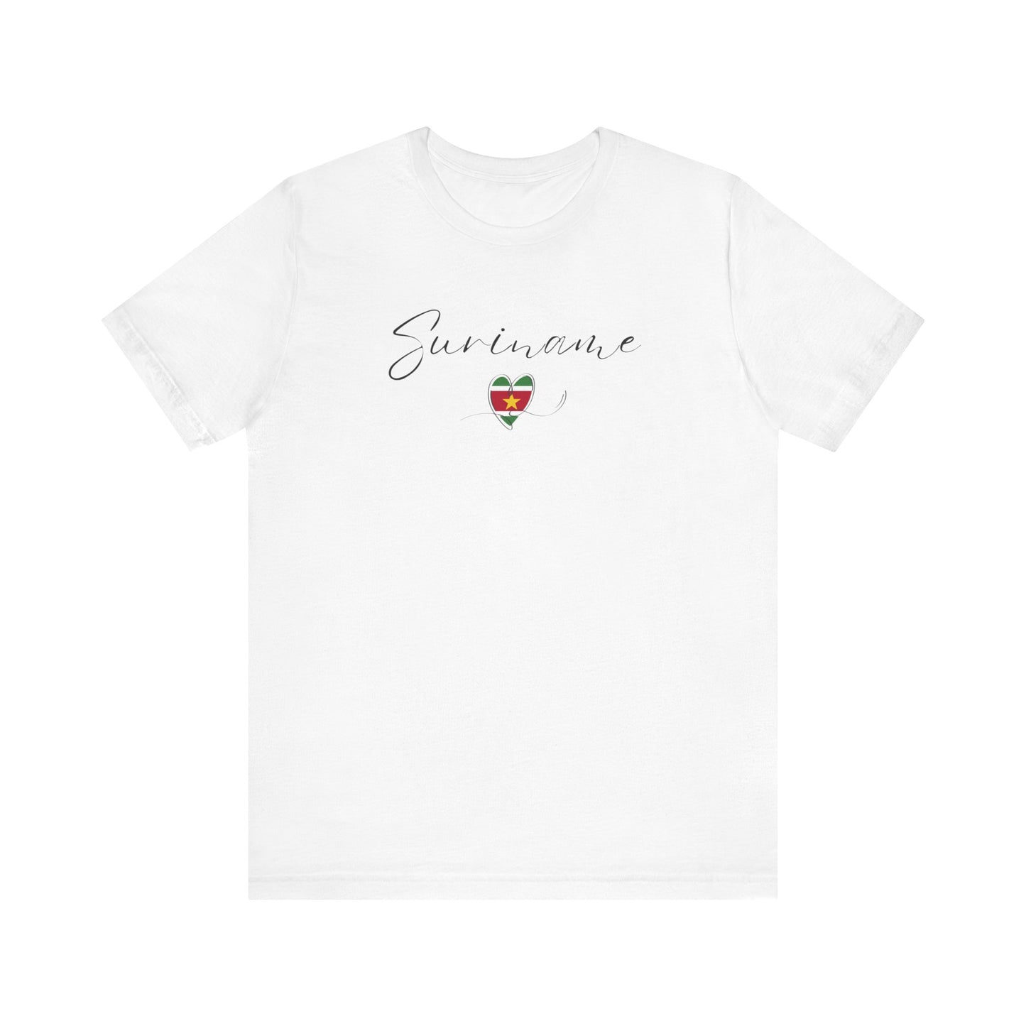Suriname Flag Unisex Jersey Short Sleeve Tee