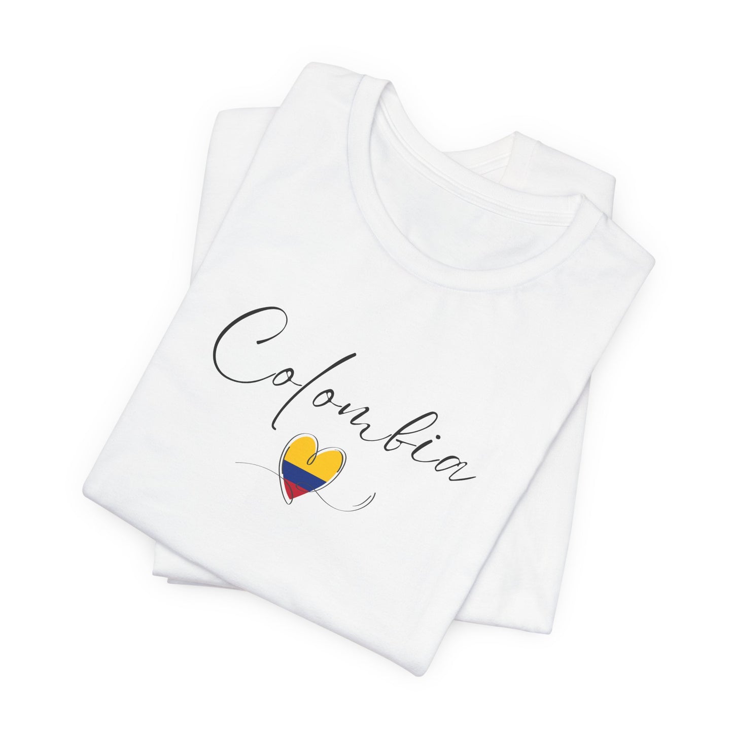 Colombia Flag Unisex Jersey Short Sleeve Tee