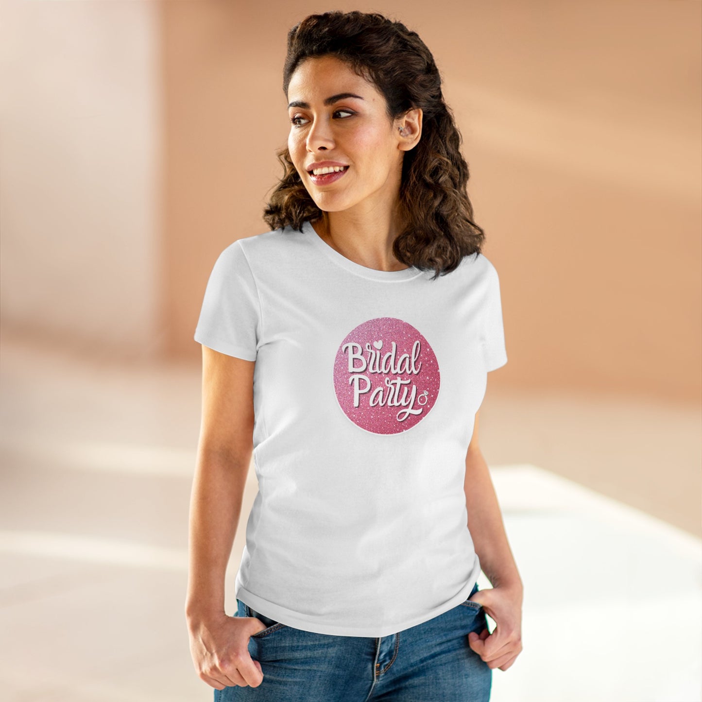 Bridal Party Women's Midweight Cotton Tee