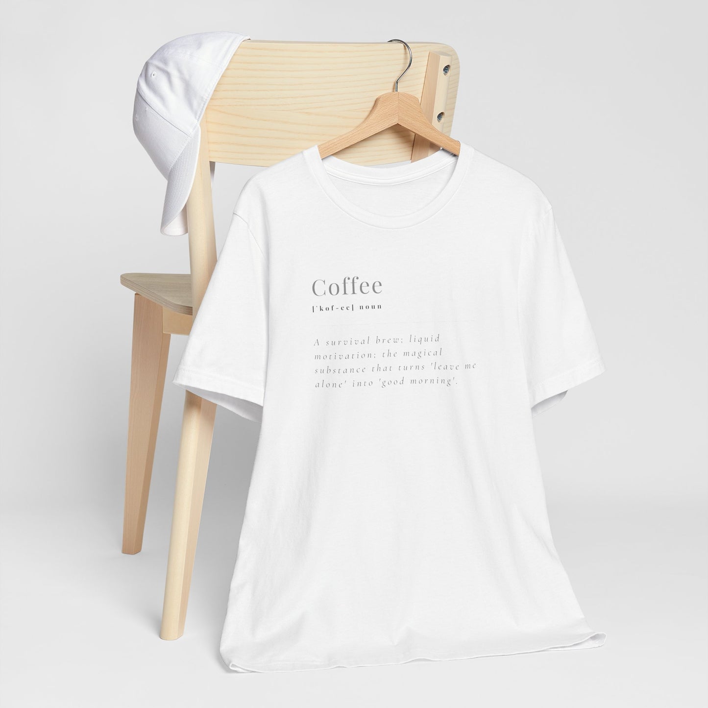 Coffee Noun Unisex Jersey Short Sleeve Tee