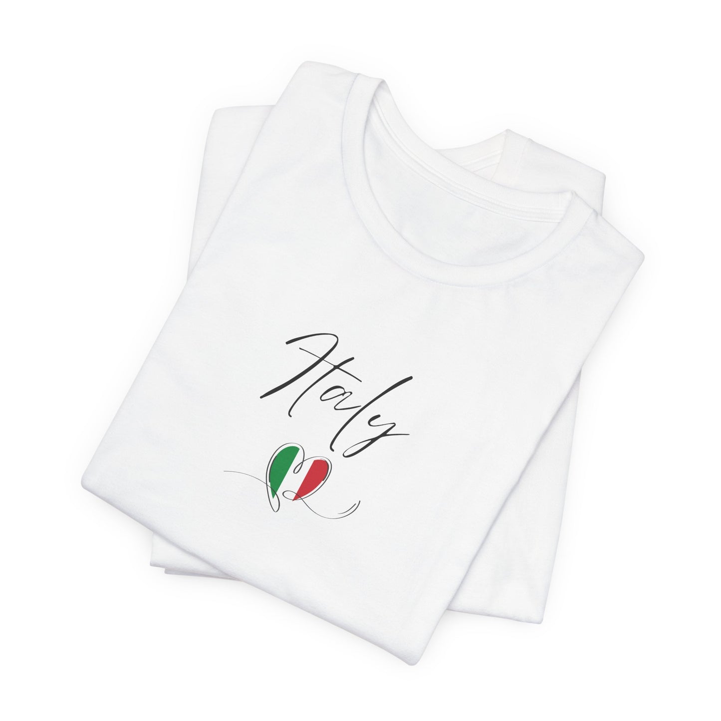Italy Flag Unisex Jersey Short Sleeve Tee