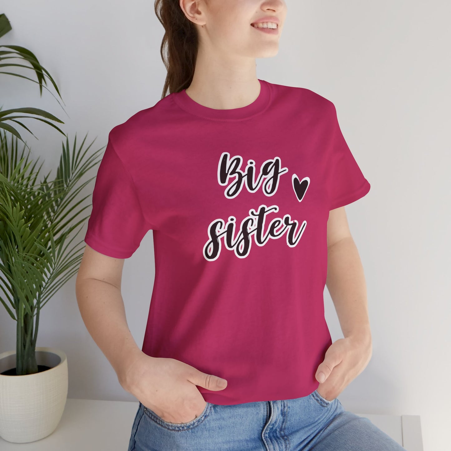 Big Sister Jersey Short Sleeve Tee
