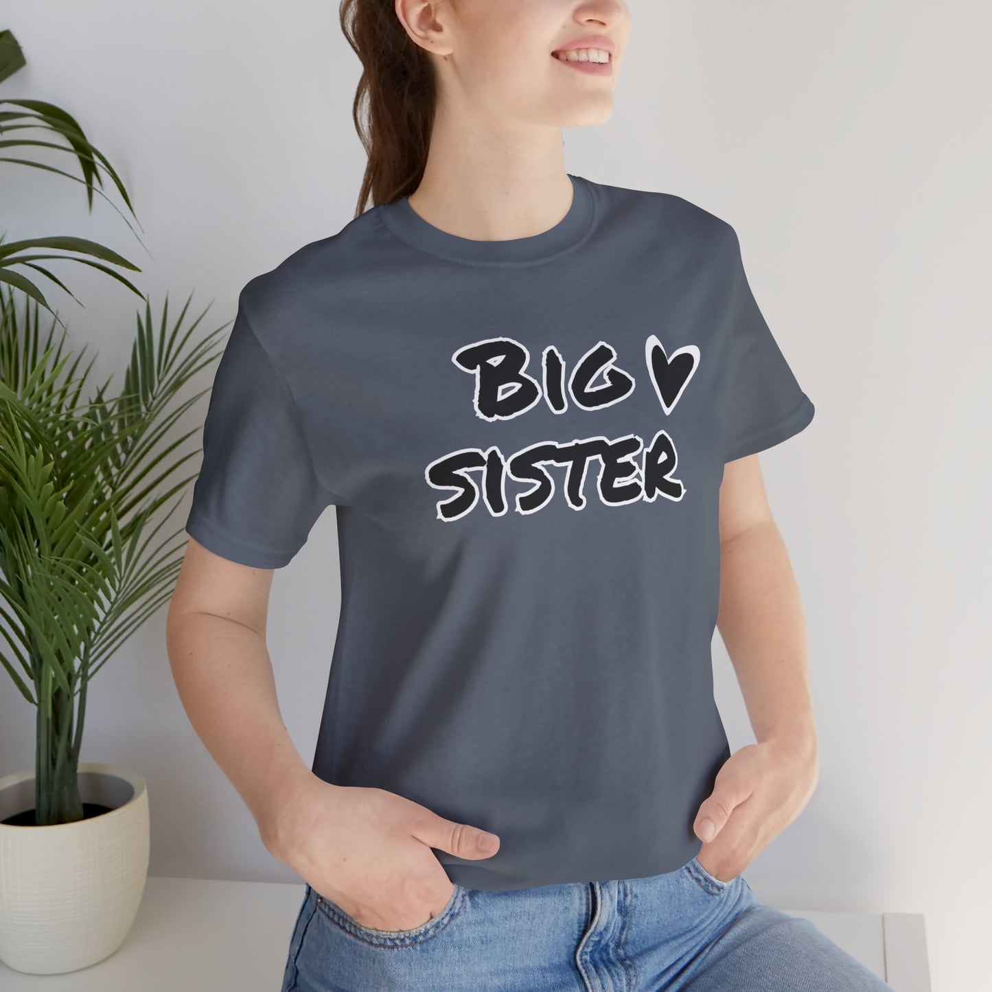 Big Sister Jersey Short Sleeve Tee
