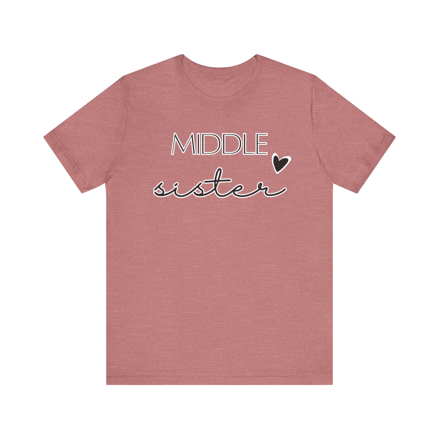 Middle Sister Jersey Short Sleeve Tee