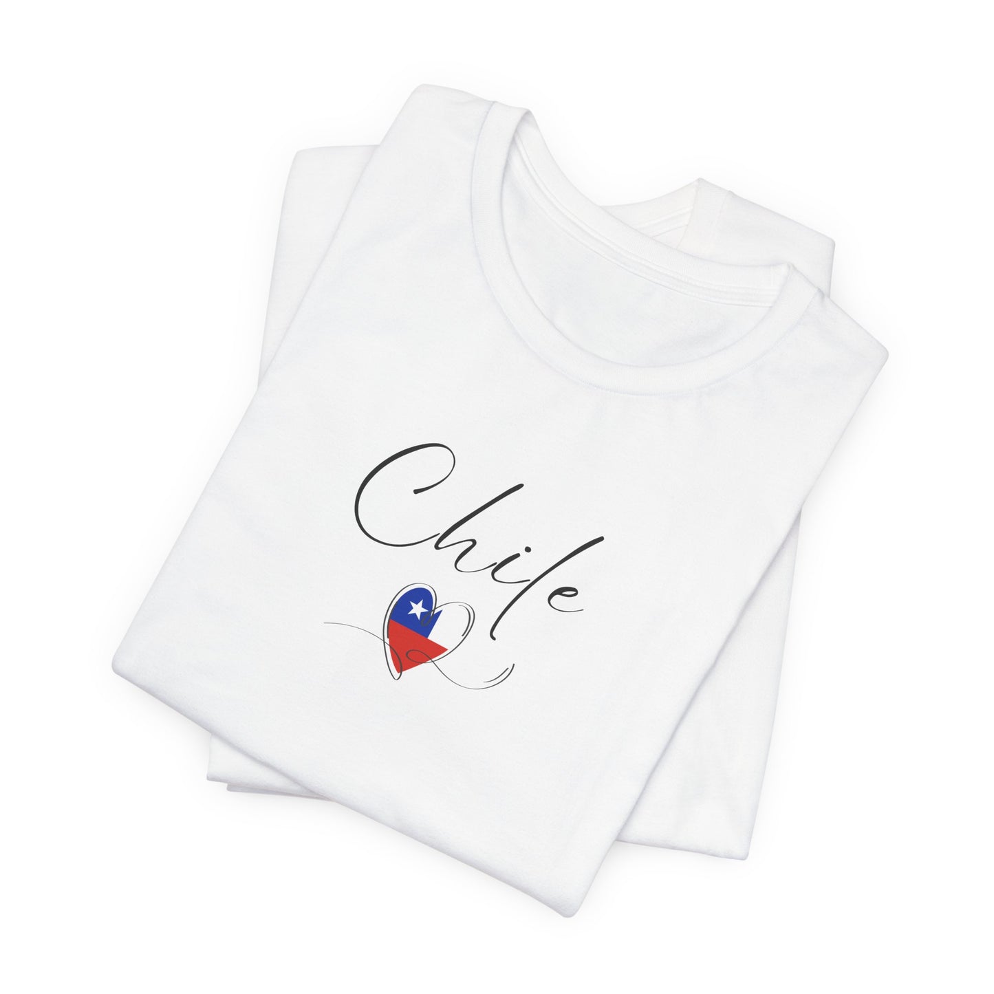 Chile Flag Unisex Jersey Short Sleeve Tee