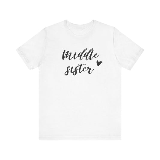 Middle Sister Jersey Short Sleeve Tee