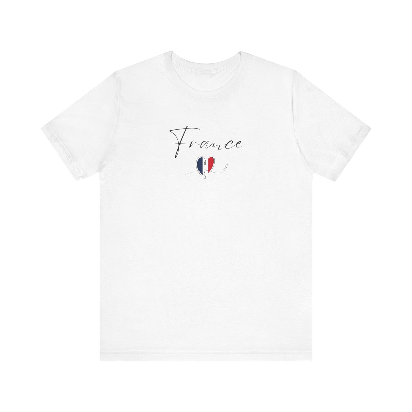 France Flag Unisex Jersey Short Sleeve Tee