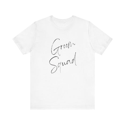 Groom Squad Unisex Jersey Short Sleeve Tee
