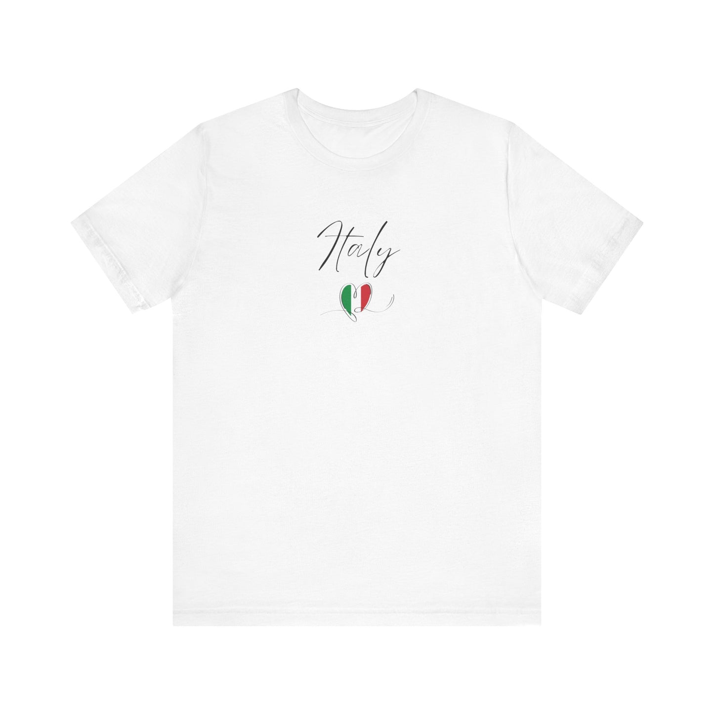 Italy Flag Unisex Jersey Short Sleeve Tee