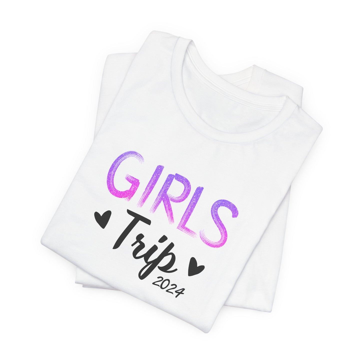 Pink/Purple Girls Trip 2024 Jersey Short Sleeve Tee