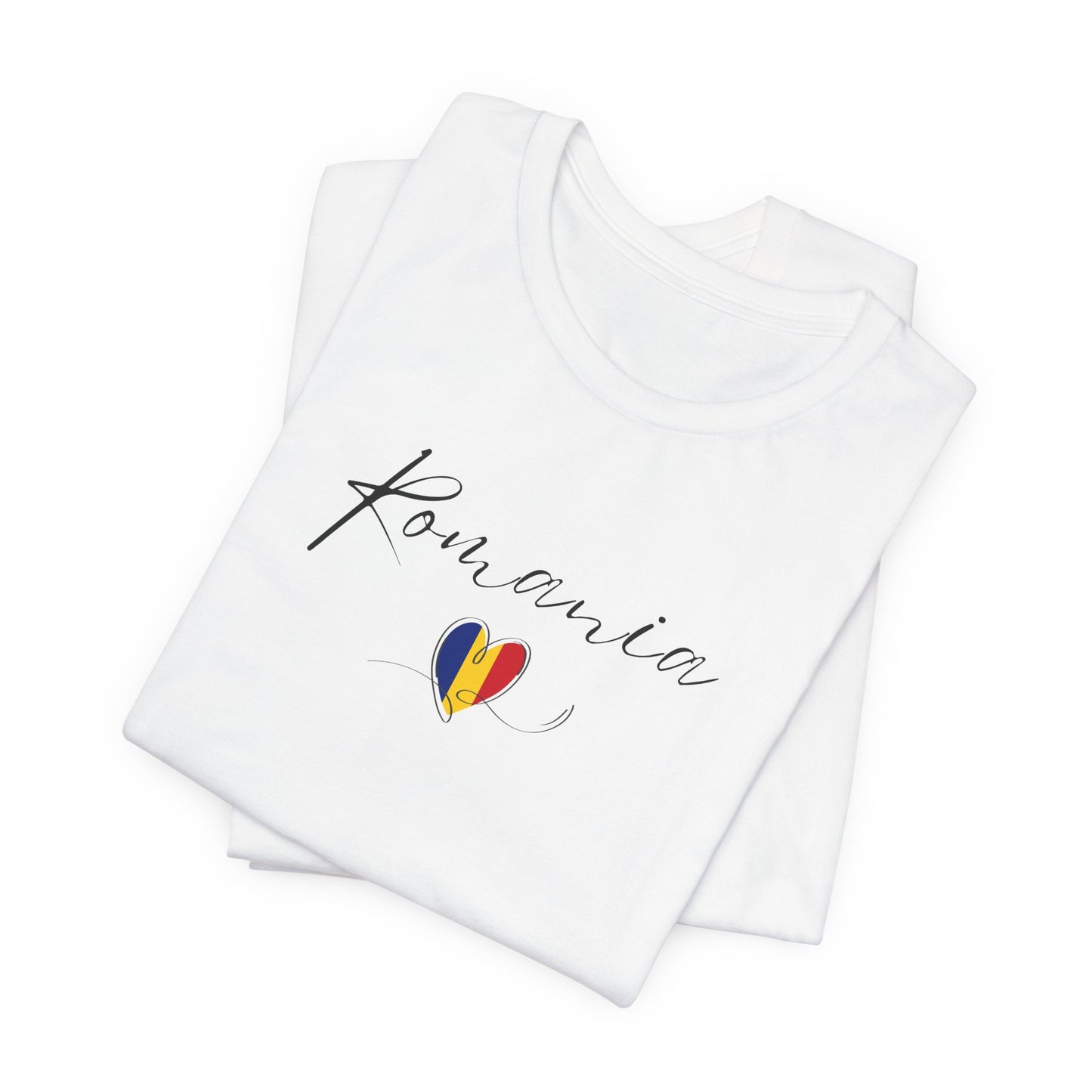 Romania Flag Unisex Jersey Short Sleeve Tee