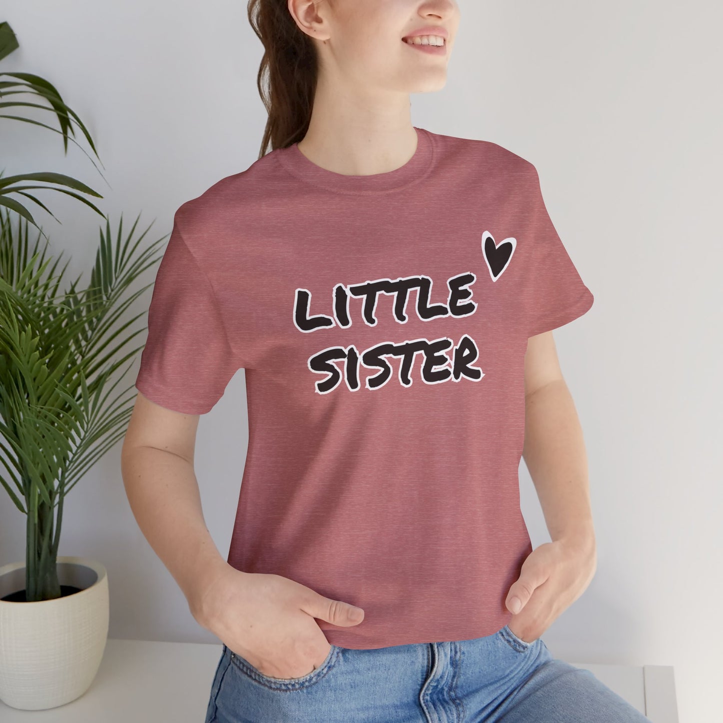 Little Sister Jersey Short Sleeve Tee
