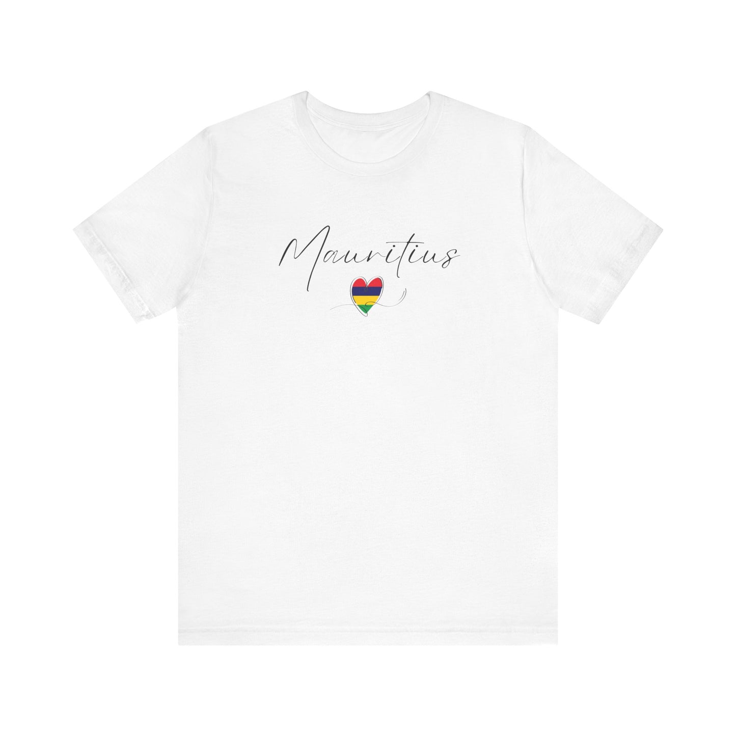 Mauritius Flag Unisex Jersey Short Sleeve Tee