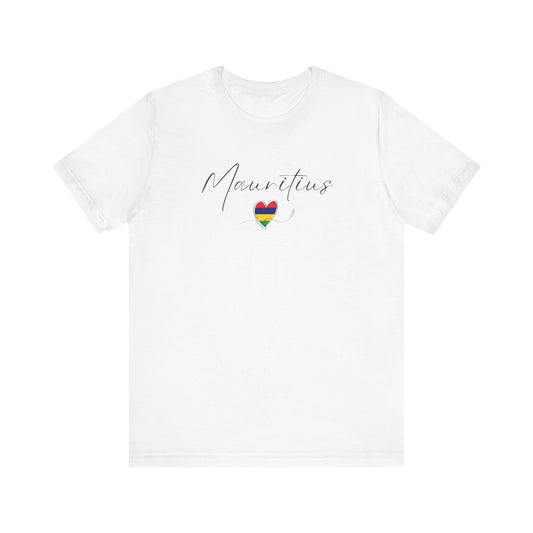Mauritius Flag Unisex Jersey Short Sleeve Tee