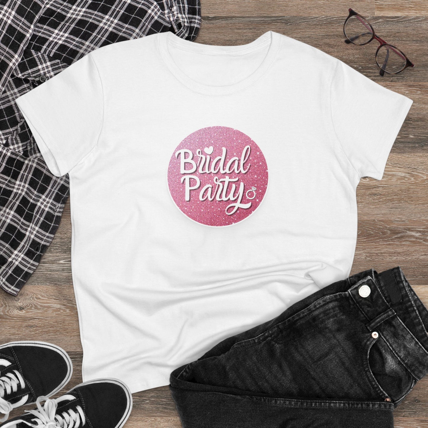 Bridal Party Women's Midweight Cotton Tee