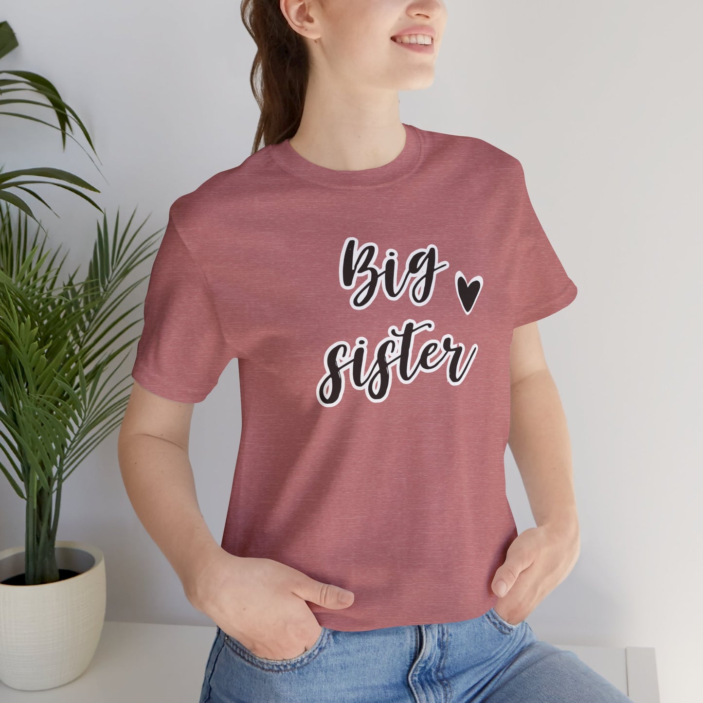 Big Sister Jersey Short Sleeve Tee