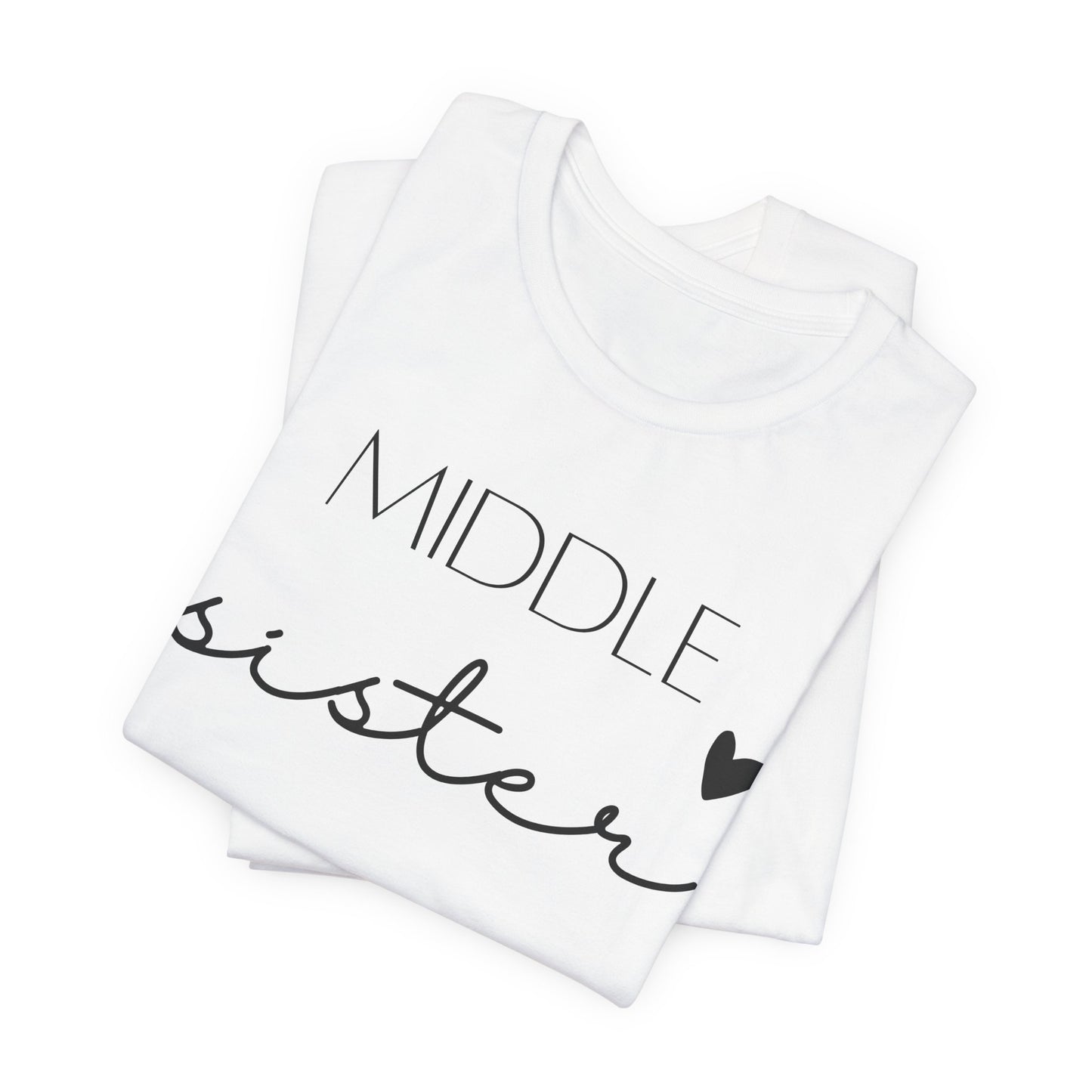 Middle Sister Jersey Short Sleeve Tee