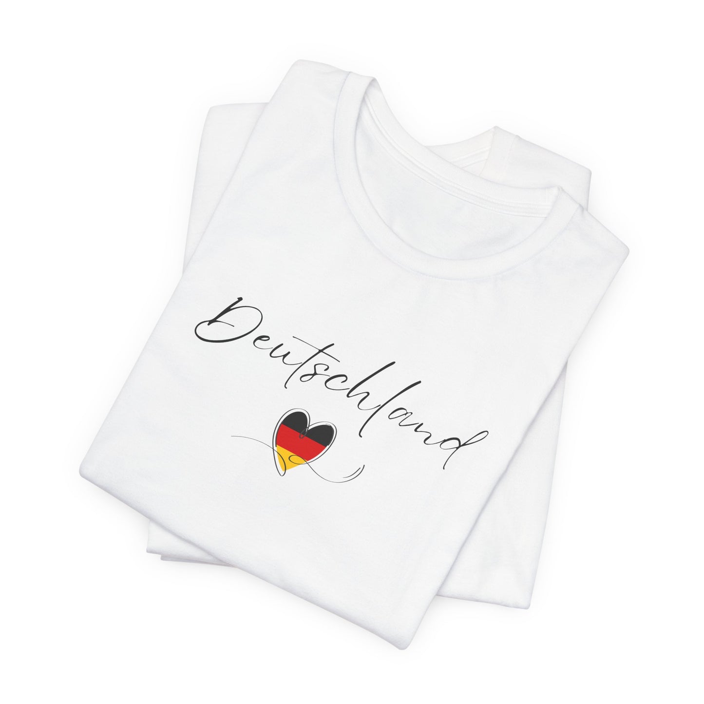 Deutschland Flag Unisex Jersey Short Sleeve Tee