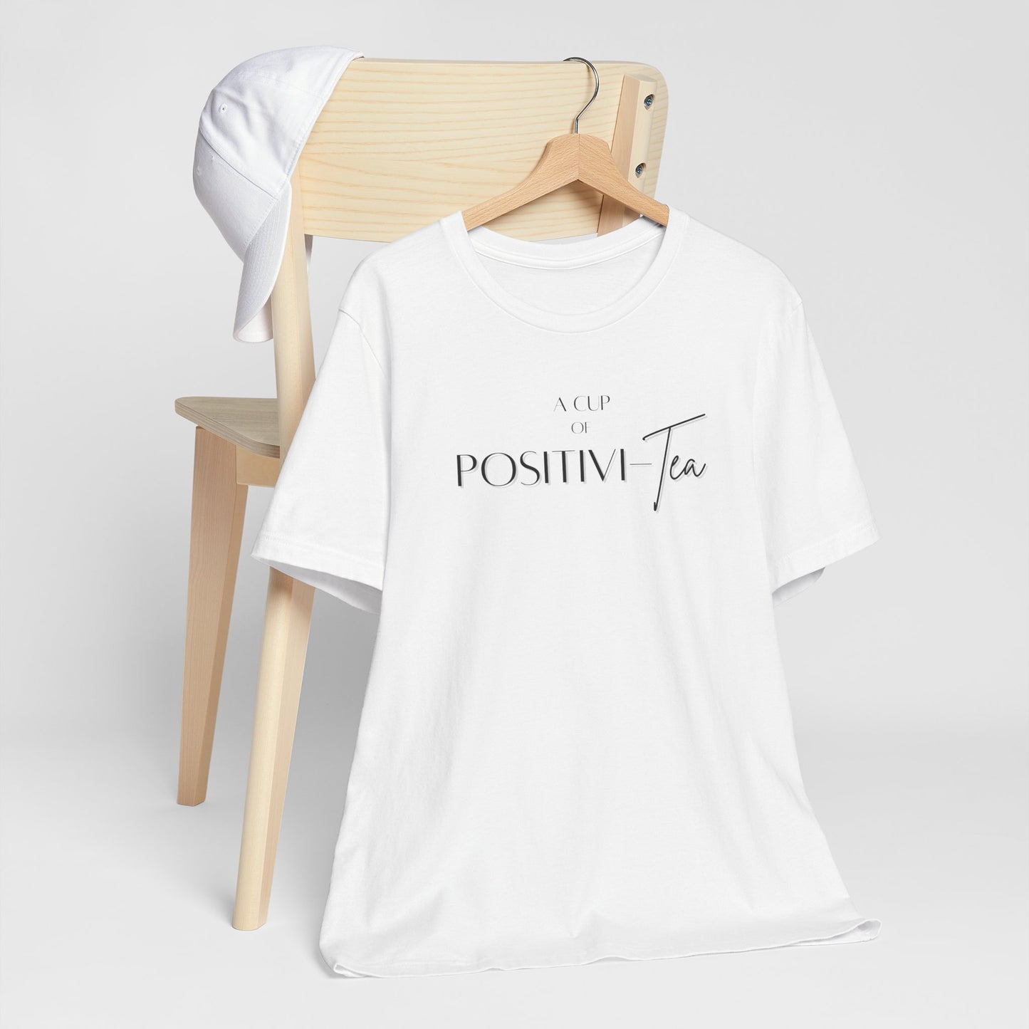 A Cup of Positivity Unisex Jersey Short Sleeve Tee