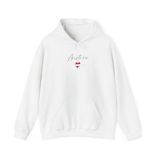 Austrian Flag Unisex Heavy Blend™ Hooded Sweatshirt