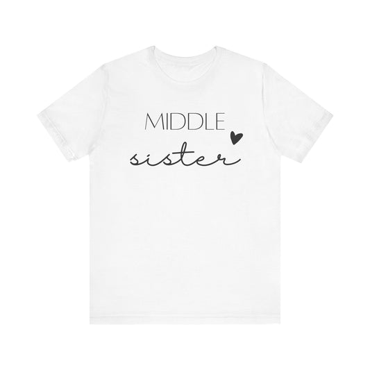 Middle Sister Jersey Short Sleeve Tee