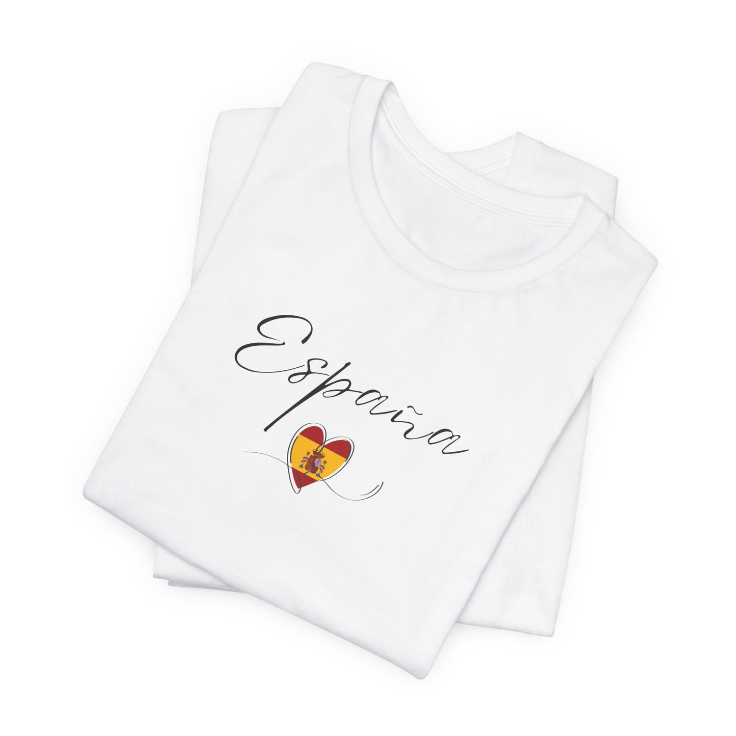 España Flag Unisex Jersey Short Sleeve Tee