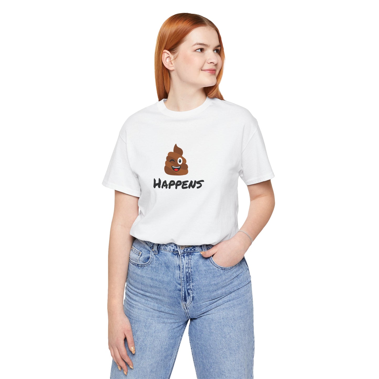 Shit Happens Unisex Jersey Short Sleeve Tee