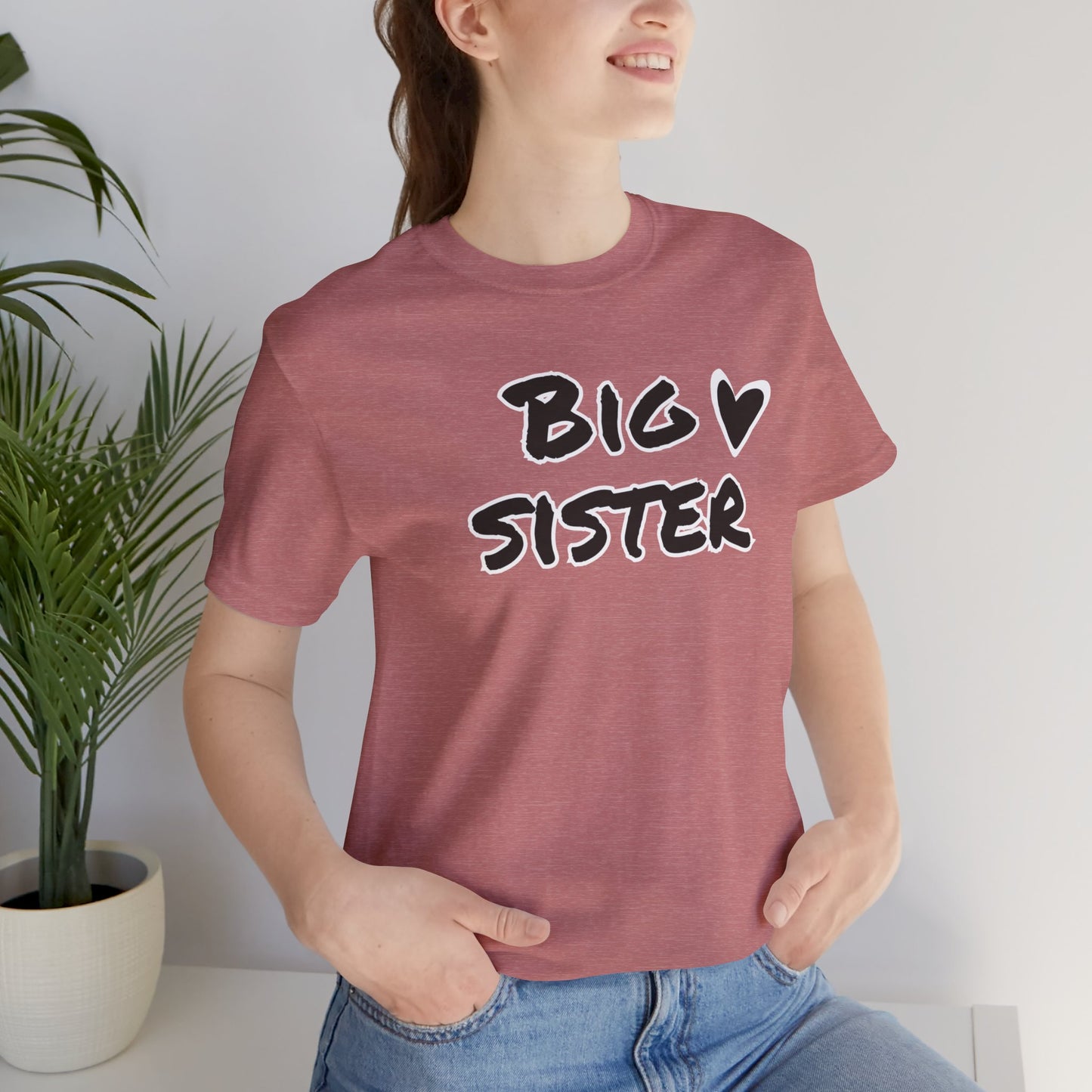 Big Sister Jersey Short Sleeve Tee