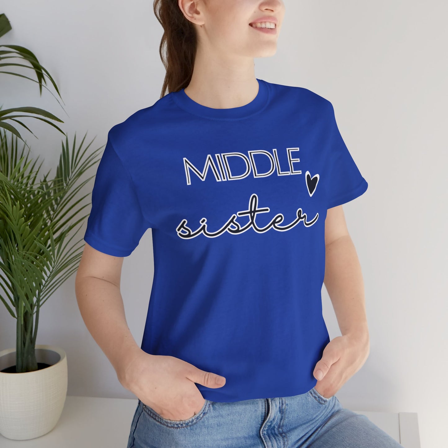 Middle Sister Jersey Short Sleeve Tee