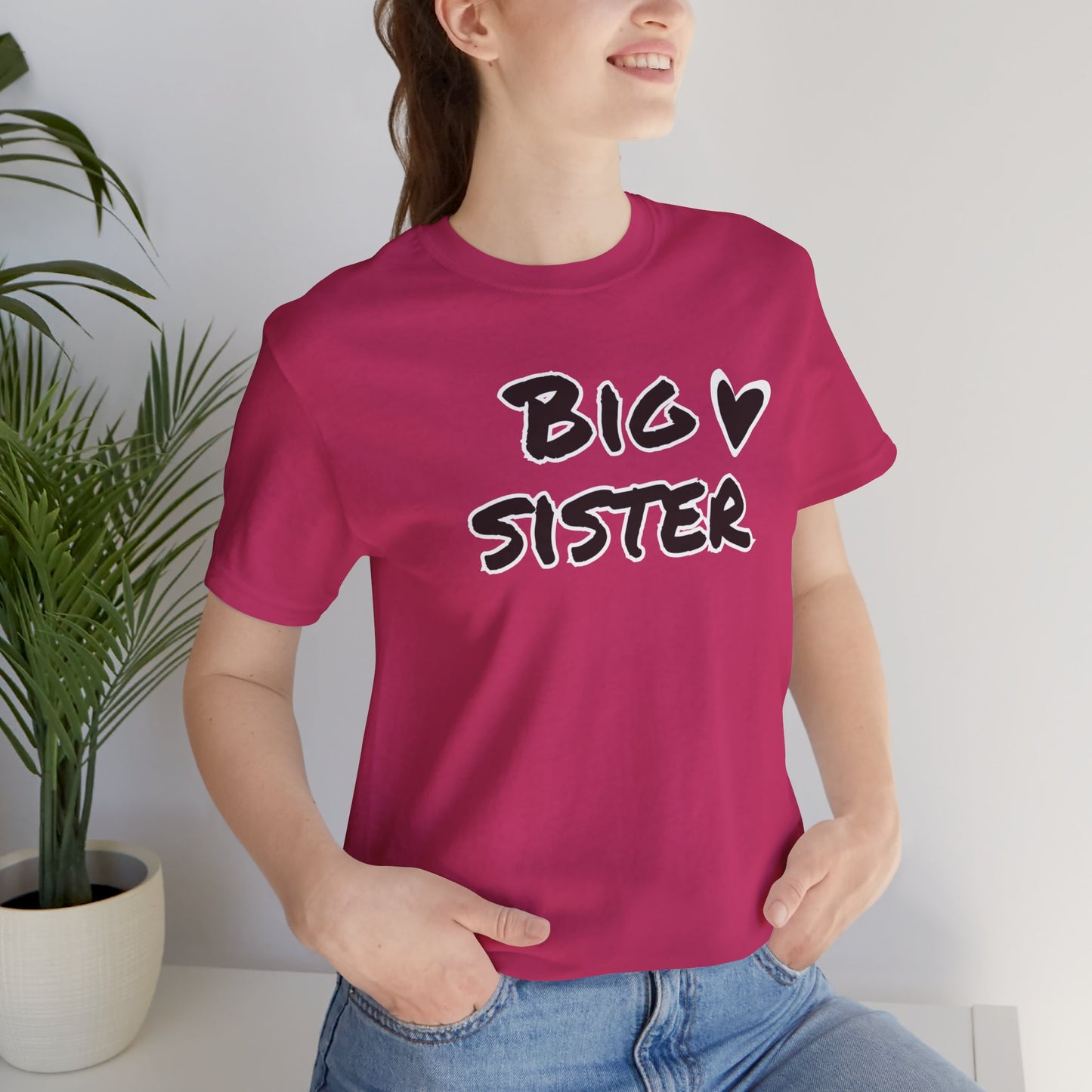Big Sister Jersey Short Sleeve Tee