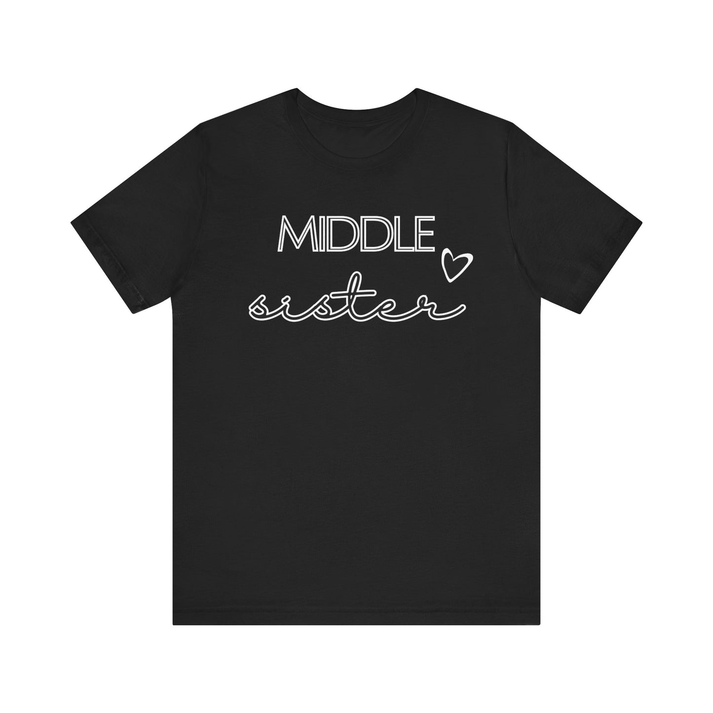 Middle Sister Jersey Short Sleeve Tee