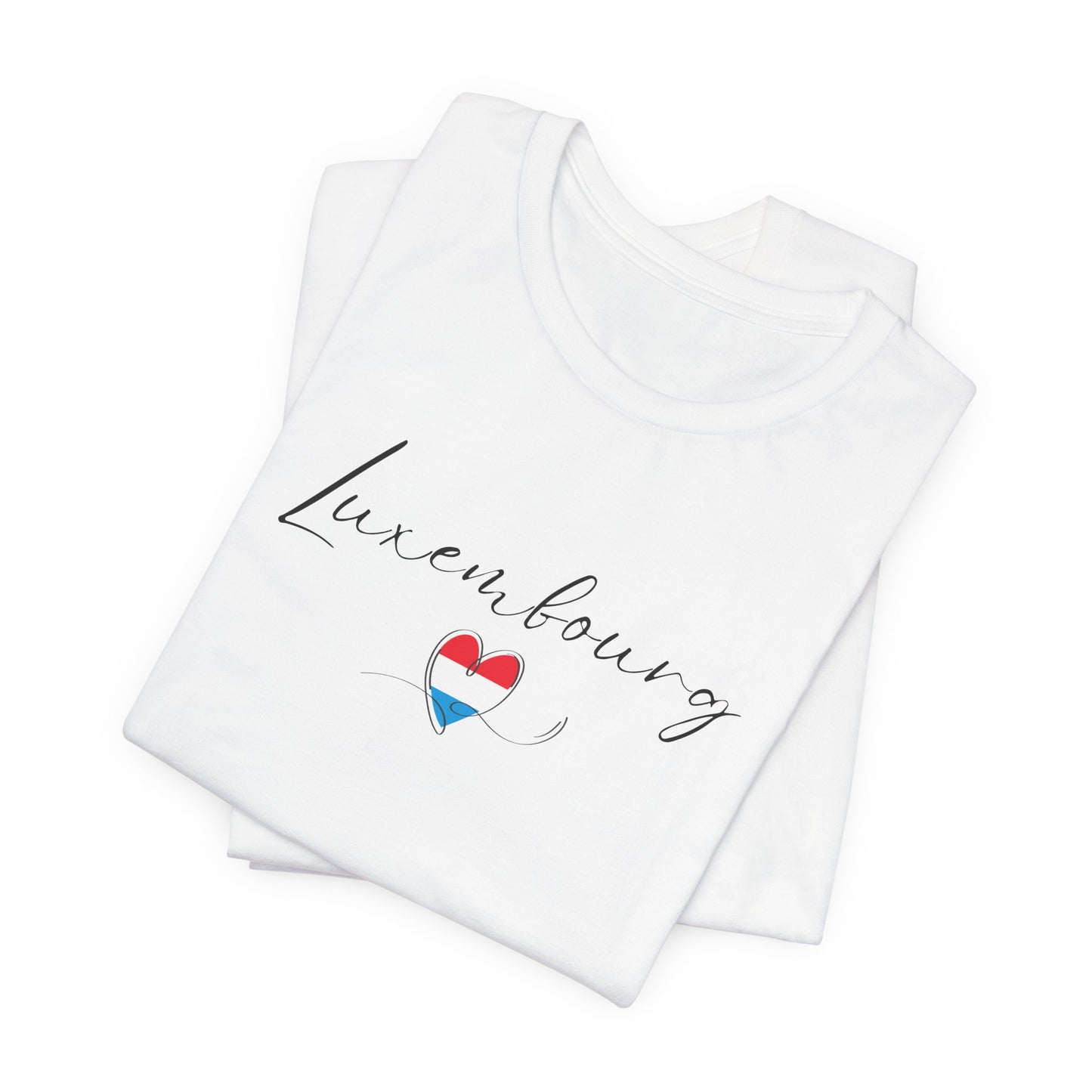 Luxembourg Flag Unisex Jersey Short Sleeve Tee