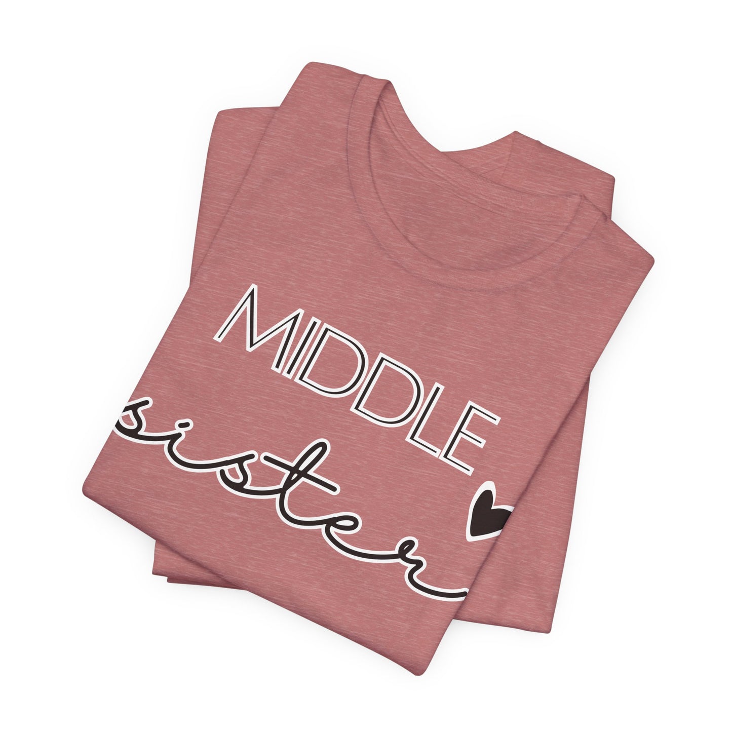 Middle Sister Jersey Short Sleeve Tee