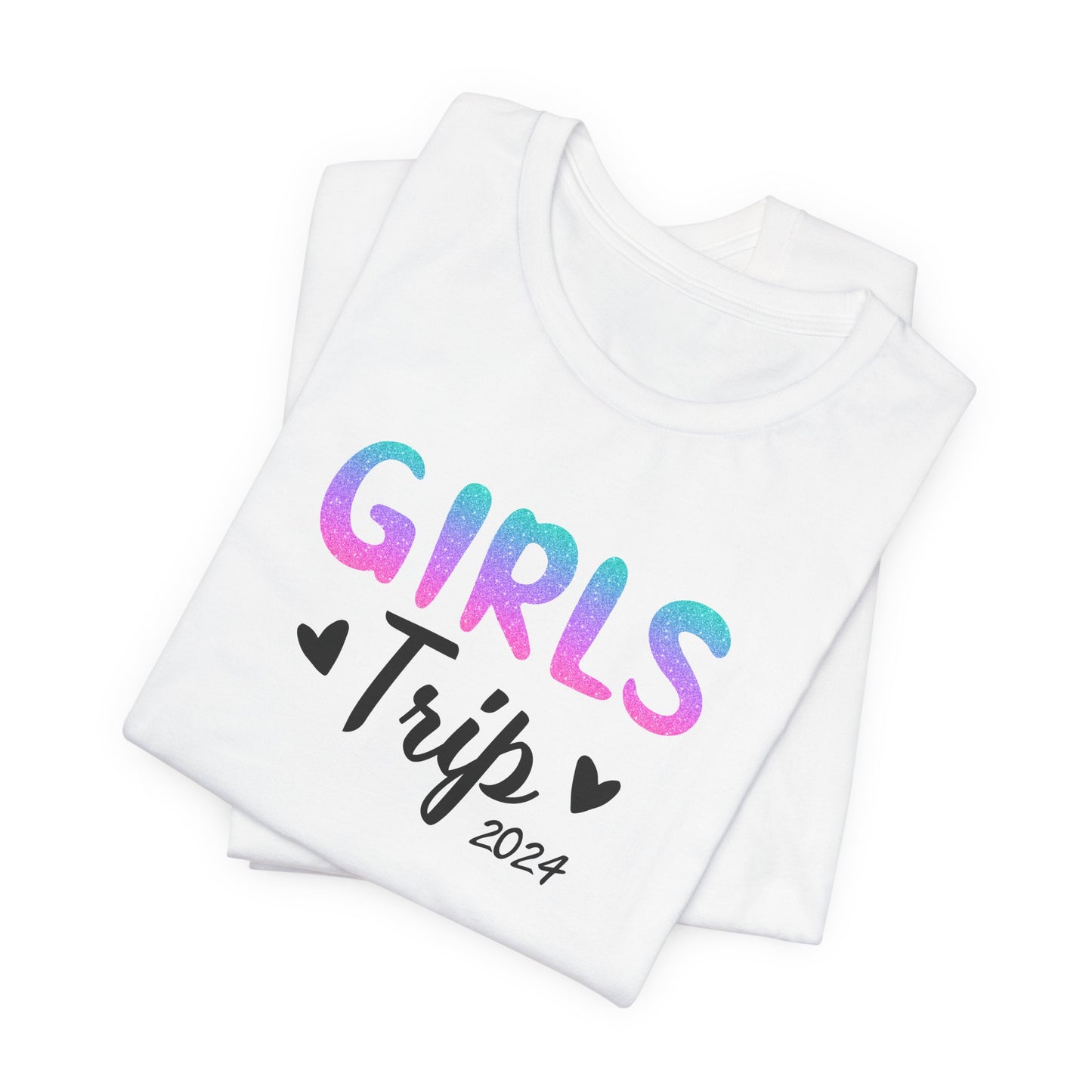 Turquoise/Purple/Pink Girls Trip 2024 Jersey Short Sleeve Tee