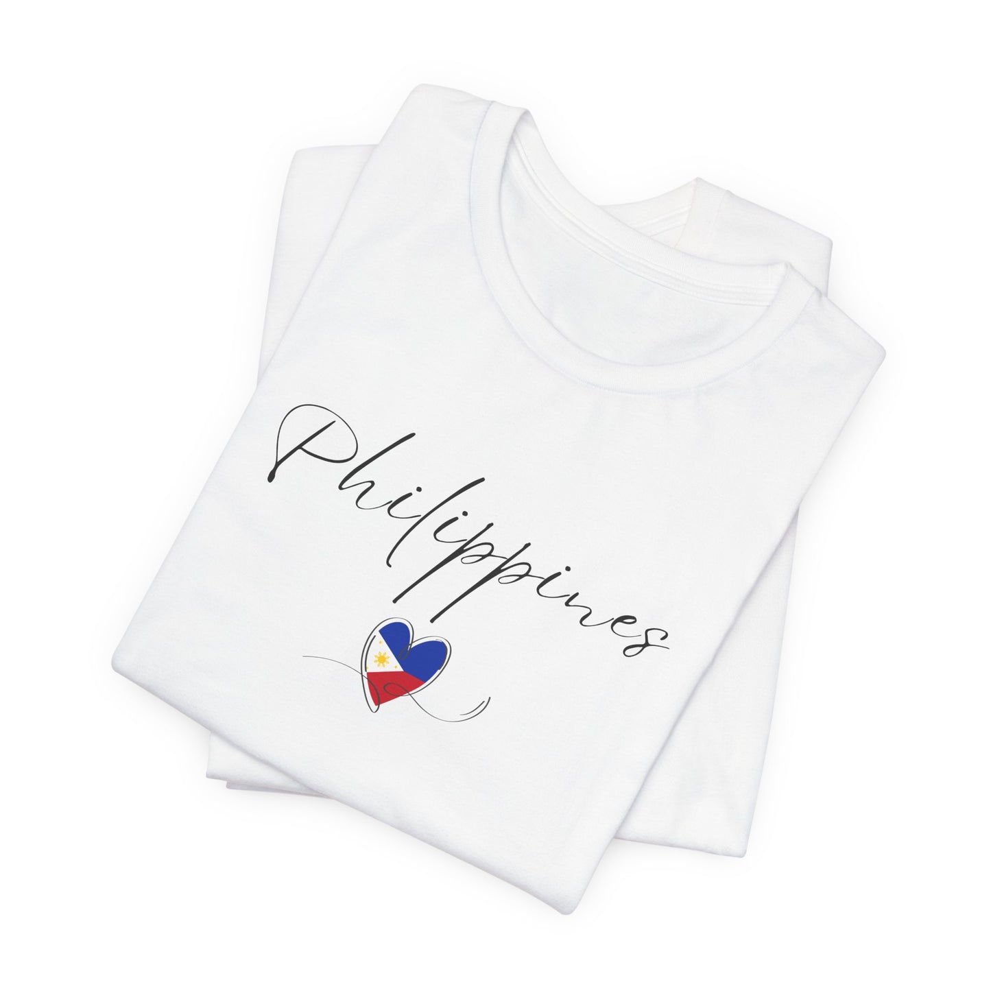 Philippines Flag Unisex Jersey Short Sleeve Tee
