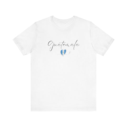 Guatemala Flag Unisex Jersey Short Sleeve Tee