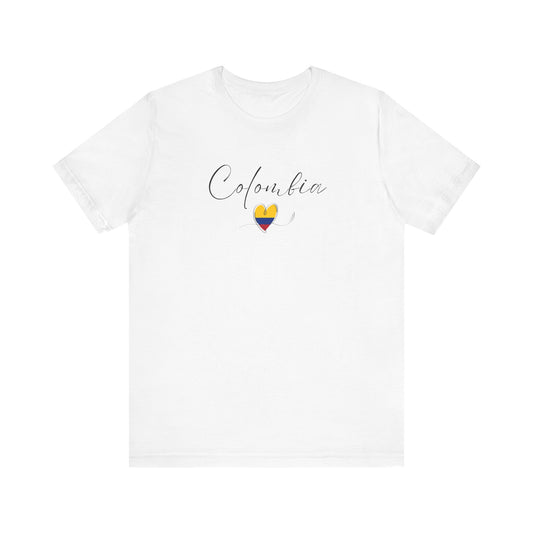 Colombia Flag Unisex Jersey Short Sleeve Tee
