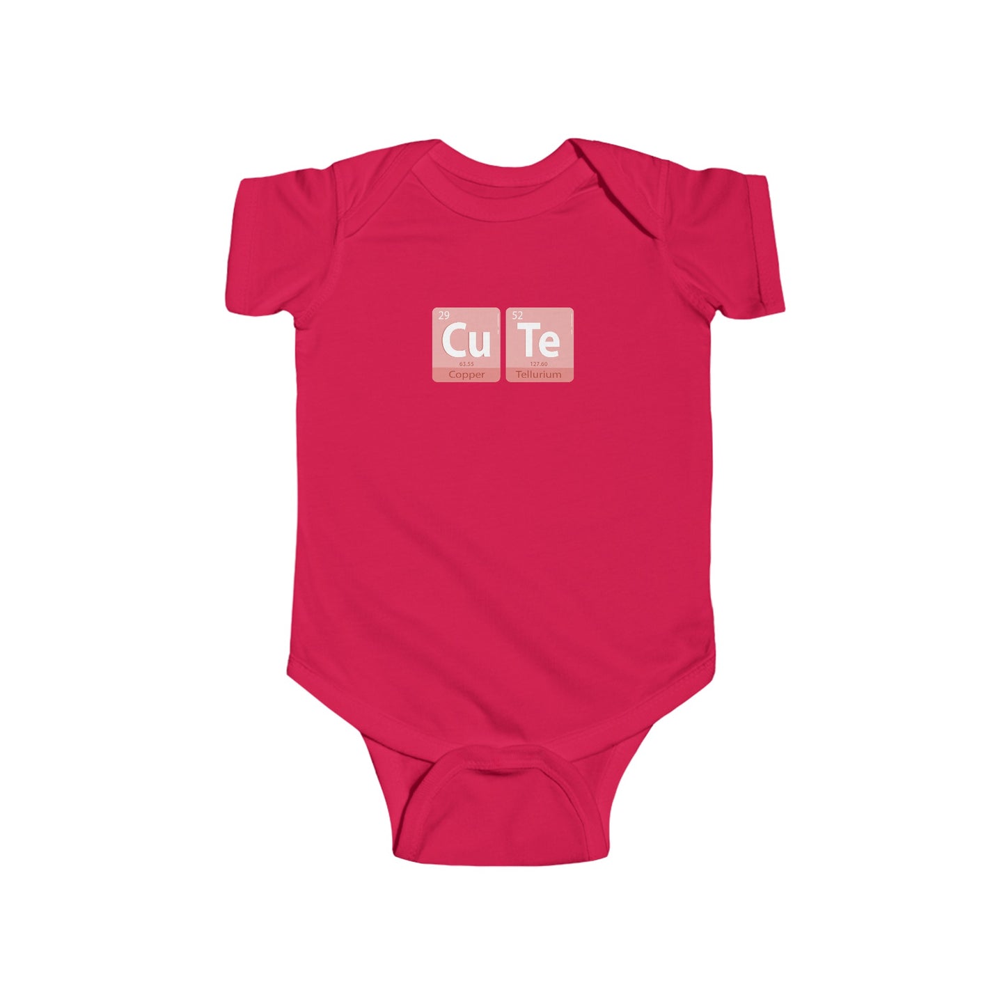 Cute Periodic Table Infant Fine Jersey Bodysuit