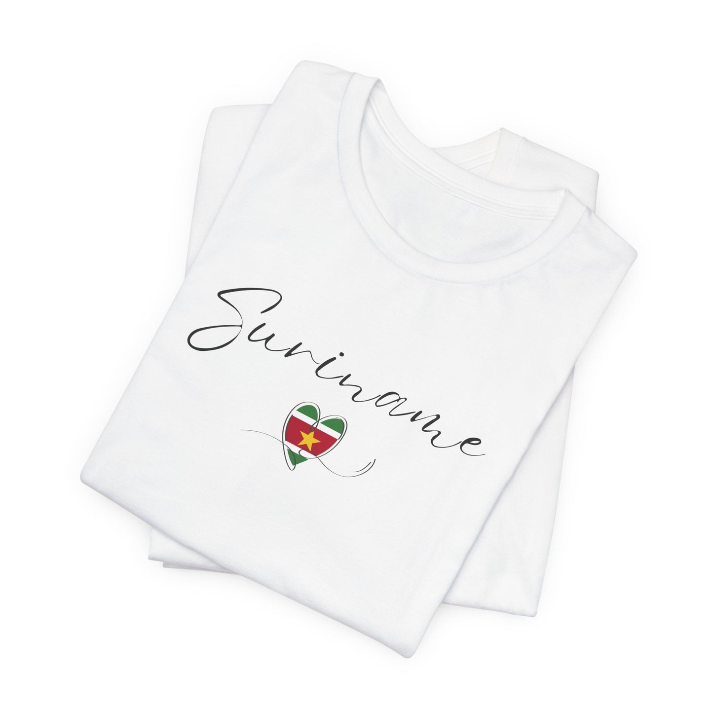 Suriname Flag Unisex Jersey Short Sleeve Tee