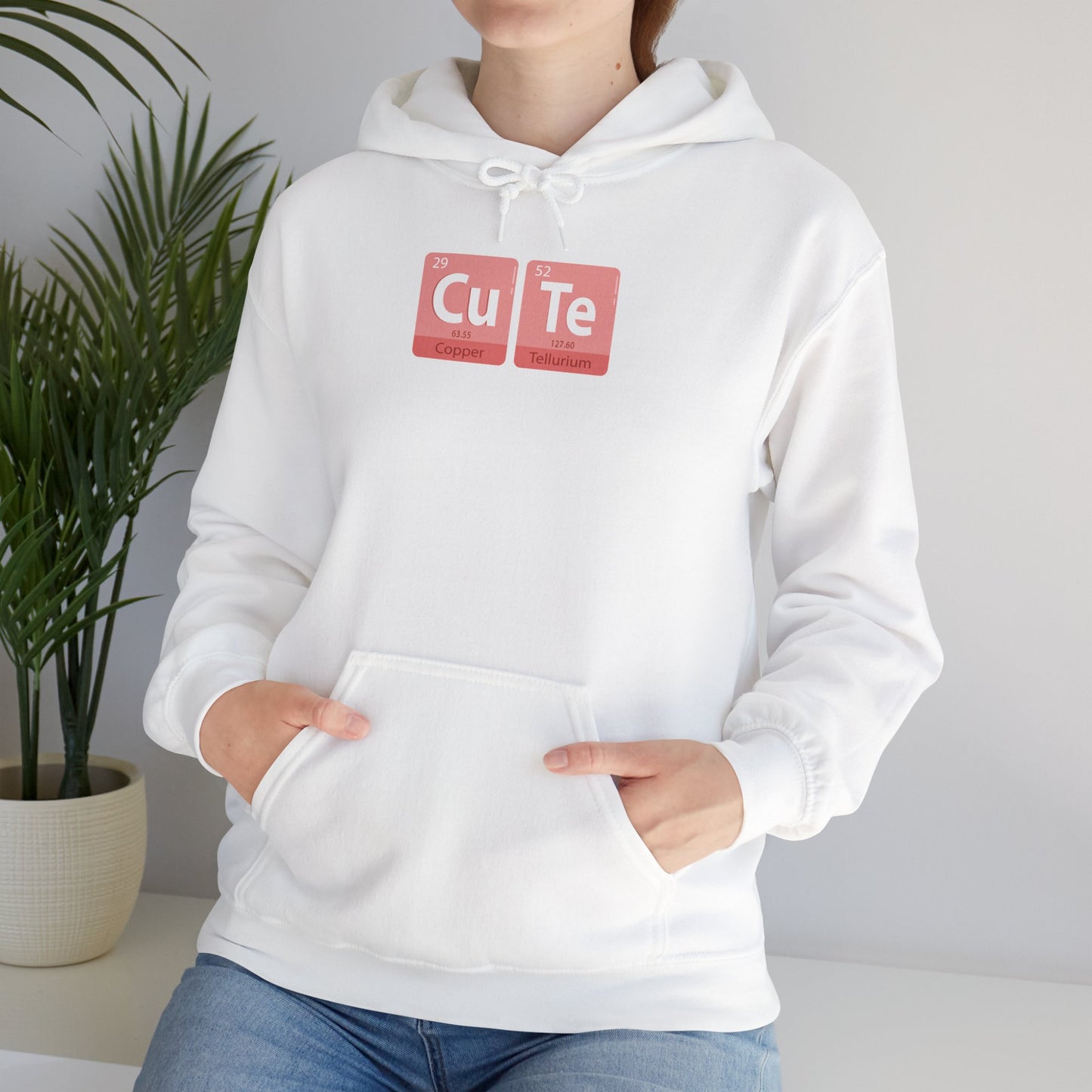 Cute Periodic Table Heavy Blend™ Hooded Sweatshirt
