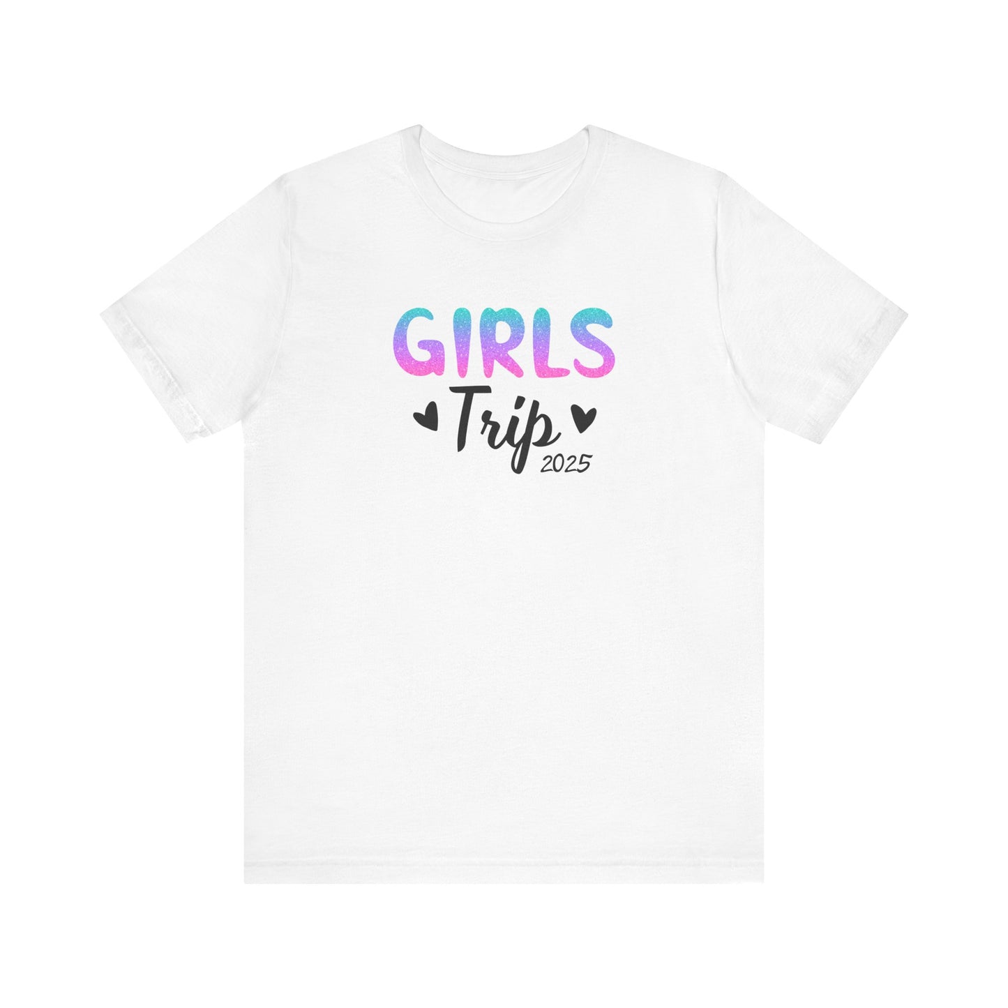 Turquoise/Purple/Pink Girls Trip 2025 Jersey Short Sleeve Tee
