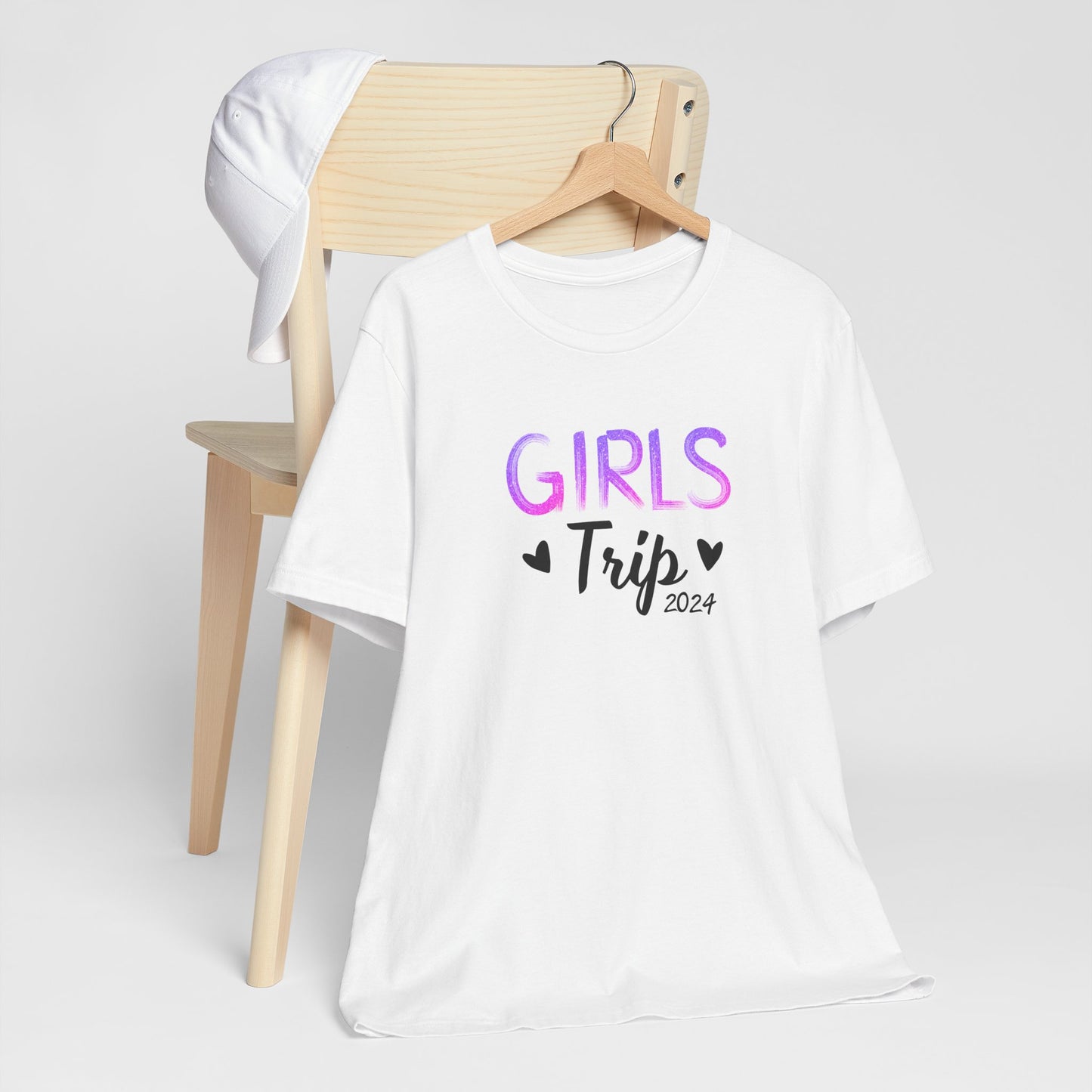 Pink/Purple Girls Trip 2024 Jersey Short Sleeve Tee